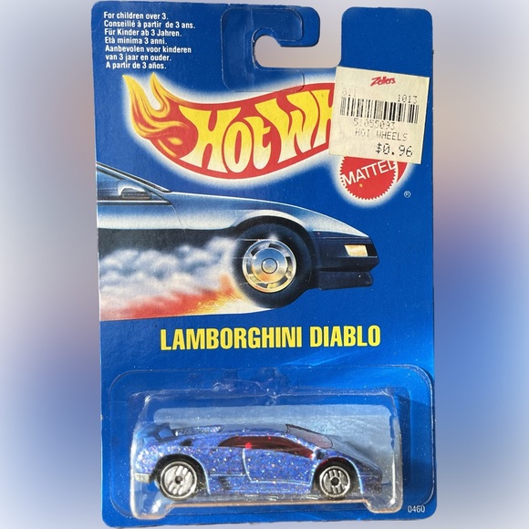 Hot Wheels 0460 Lamborghini Diablo - Gleam Team Sparkle Glitter Blue - Picture 1 of 4